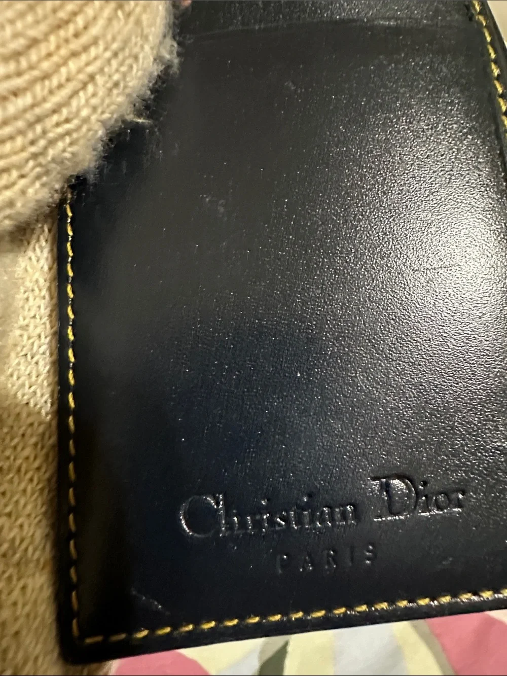 Dior Denim 'Saddle' Wallet